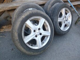 letní pneu 195/60 R 15 na Al ráfku 4ks