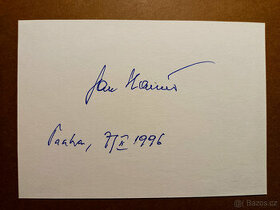 Jan HANUŠ (1915-2004)-autogram