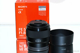 Sony FE 50mm f/1,8 NEPOUŽÍVANÝ