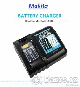 Makita rychlo nabíječka 18V až 7.2V baterie s melodii DC18RC