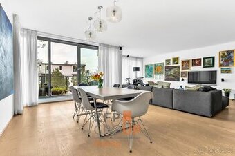 Pronájem bytu 3+kk, 156,23 m2 - mezonet, lodžie 8,19 m2 i ba