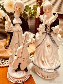 Dvě porcelánové sošky - 1