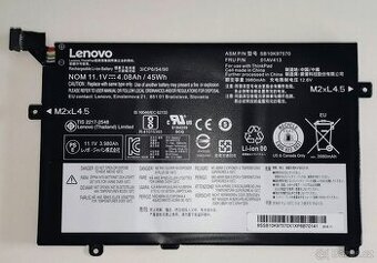 Prodej originální baterie Lenovo 01AV413