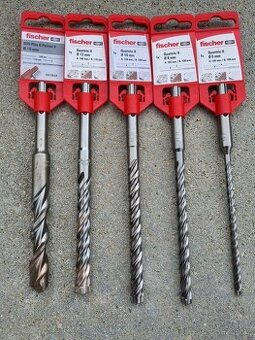 Vrtáky HILTI vel.6 a FISCHER vel. 5,6,8,10,12,15