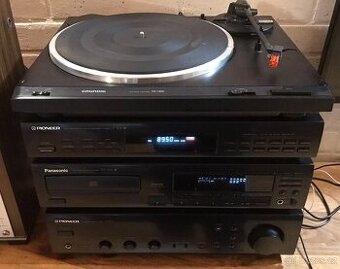 PIONEER HIFI SESTAVA ,ZESILOVAČ ,TUNER ,CD,GRAMOFON (1994)