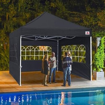 Rychlorozkáldací nůžkový zahradní párty stan 3x3m