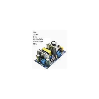 napájecí zdroj modul 24V/2A 50W, AC 110-220V