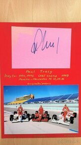 Paul Tracy IndyCar originální autogram - 1