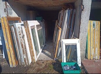 Použitá plastová okna a dveře, seznam na druhé fotce