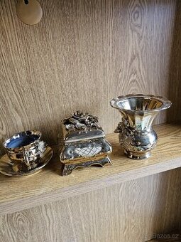 Porcelánová souprava zlatá