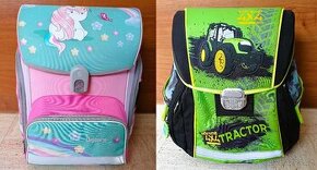 Školní aktovka Still jednorožec, Školní batoh OxyBag traktor