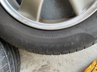 Alu kola 5x100 r15,gumy 195/65r15