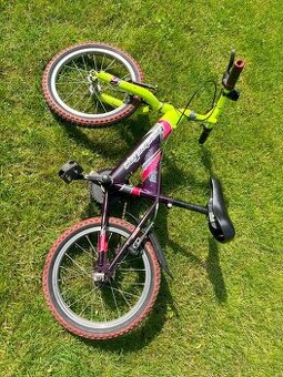 LeaderFox FoxBoy BMX zeleno-fialové vel. 16