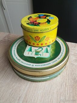 Retro plechovka sfinx,oplatky