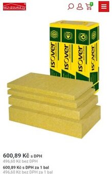 Mineralní vata Isover TF Profi 150 mm