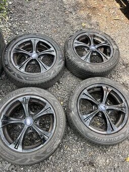 Cerna alu kola s pneu letni ford R16