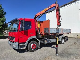 Mercedes-Benz ATEGO 1224 - HÁKOVÝ NOSIČ + HYDRAULICKÁ RUKA