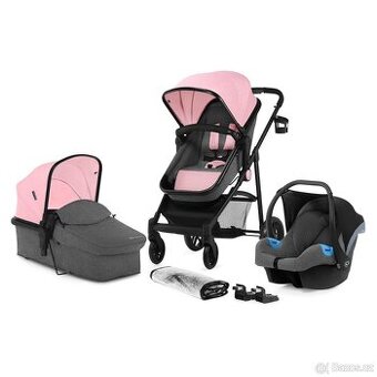 Kombinovaný kočárek JULI 3v1 Pink Kinderkraft 2021 - 1