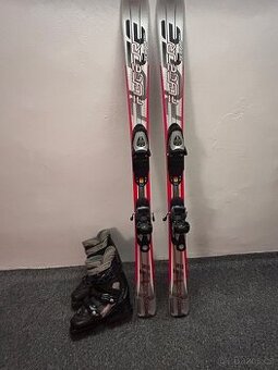 Lyže 130 + lyžařské boty 23,5 Salomon