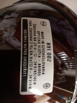 Skoda Tudor ,1200,1201, 1202 Tatra 805 , 600 apod světla