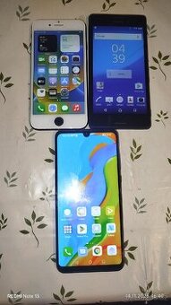 Mobily  iphone  8, Huawei p30 lite,  sony xperia