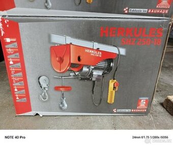 Prodám jednou použitý kladkostroj