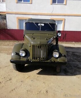 Gaz 69, po kompletní celkové renovaci i s vozíkem, top