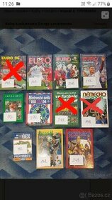 Knihy k mistrovství Evropy a mistrovství světa ve fotbale.