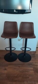 Sada dvou barových židlí