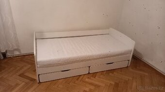 Detska postel s uloznym prostorem + kokosova matrac