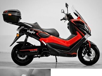Elektro skútr ViaGo Porto 4000W, červeno-černý