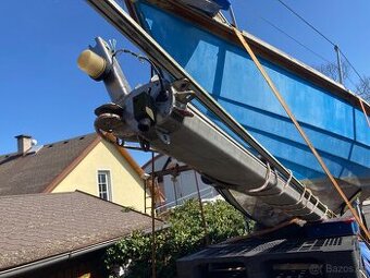 Stěžeň hliníkový set plus dvě ráhna