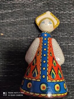 Plechová hračka Ďežurná rok. 1950