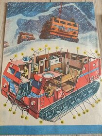 Pásový traktor sněhochod