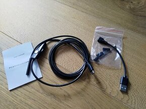 Flexibilní mini kamera Snake 3 v 1, 5,5mm endoskopická, USB