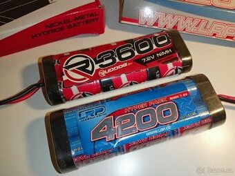 RC Akumulátory 7,2 V