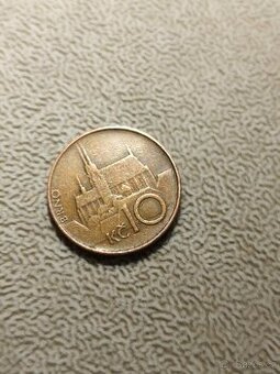 Vzácná 10 Kč 1993