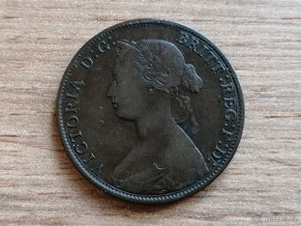 One Cent 1861 kolonie Nova Scotia koloniální mince Kanada
