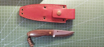 Pevný nůž NKD Lizard 75 scandi Bison Micarta