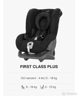 BRITAX ROMER FIRST CLASS PLUS COSMOS BLACK 0-18 KG