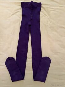 Fialové punčocháče zn. H&M vel. 146/152 - 1