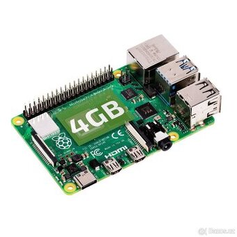 Raspberry pi4B 4GB RAM + kovová krabička - 1
