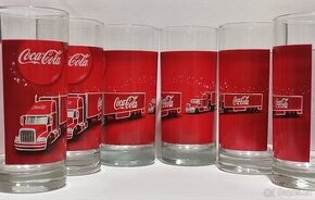 Coca Cola Vánoční sklenice s kamionem, 120.-/ks, pošta 69.- - 1