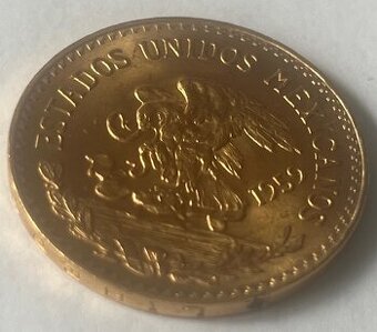 zlatá 20 pesos 1959 Mexico - 1