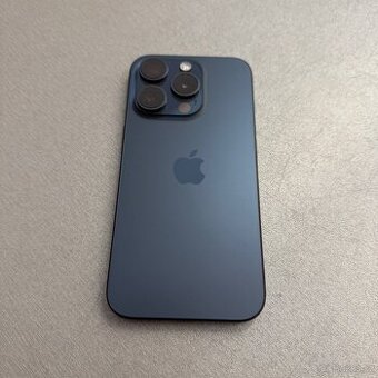 iPhone 15 Pro 256GB modrý, pěkný stav, 12 měsíců záruka - 1