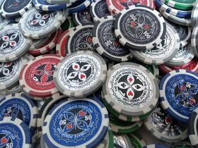 Luxusné žetóny na poker, Ultimate. Spolu cca 280ks.