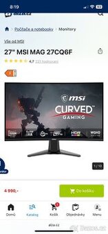 Herní monitor MSI