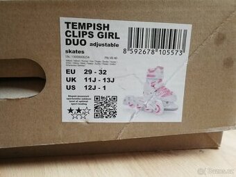 Dětské brusle Tempish clips duo girl