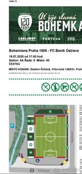Bohemians Praha 1905 - FC Baník Ostrava
