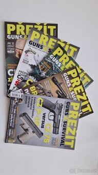 Časopisy PŘEŽÍT (Guns & Survival) – 5 ks, taktika, přežití,